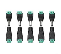 10PCS DC Power Connector 5.5x2.1mm Male Female Set