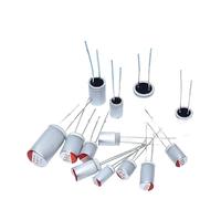10Pcs DIP Solid Electrolytic Capacitor 25V 35V 50V 63V 100V 10UF 47UF 100UF 220UF 270UF 330UF 470UF 560UF 680UF 820UF 1000UF AUOQKQUT(25V1000UF 10X16)