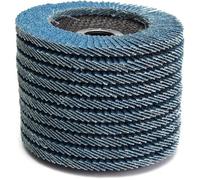 10PCS Disques Abrasifs 125mm 40 Grain Granulométrie Disque à Lamelle Ponçage Polissage Meule Outil Meuleuse