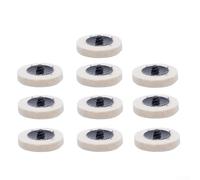 10PCS Disques Polissoirs pour laine 50mm Pour Meuleuse 10PCS | Finition rayures, pour laine souple, idéal pour métaux précieux, montage rapide, 10 pièces