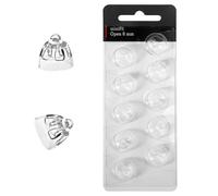 10pcs Dômes pour Prothèses Auditives, 8mm Dômes de Rechange pour Prothèses Auditives Fournitures pour Prothèses Auditives Compatibles avec les Prothèses Auditives Oticon Minifit