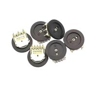 10PCS Double Gear Tuning Potentiometer B102/103/203/503 1K/10K/20K/50K 50K B503 16 * 2MM Duplex Single Dual Dial Potentiometers BIANMTSW(B102 1K 3P)