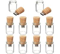 10Pcs Drift Bouteille Mignon Usb Flash Drive Mémoire Stick U-Disk Pouce Du Bâton De Rangement Cadeau De Noël 4 Go[SDC631415]
