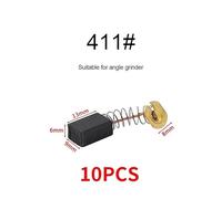 10pcs drill grinder replacement carbon brush graphite copper spare parts for motors graphite brush IINKUEYK(411 10PCS)