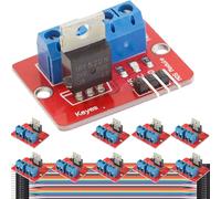 10PCS Driver Module MOSFET Tube Field Effect Tube Board 3.3V 5V PWM Regulation MOSFET Button MCU Driver Module for Arduino with Dupont Cable