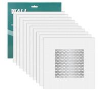 10pcs Drywall Patches, Patchs de Réparation de Trous Muraux Auto-Adhésifs 10x10cm Kit de Réparation de Patchs pour Cloisons Sèches pour la Réparation de Murs Cassés le Remplissage de Plafond