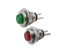 10Pcs DS-101 Switch 8mm Push Button Switch DS101 ON OFF Lockless Self-reset PCB Panel Momentary Normally Open Switch NWPNLXEA(10Pcs Red)