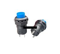 10pcs DS228 On/off latching or Momentary push button switch locking car dashboard dash boat 12V DS428 NWPNLXEA(Blau,Locking)