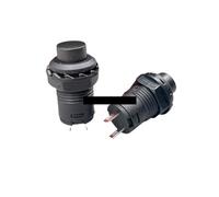 10pcs DS228 On/off latching or Momentary push button switch locking car dashboard dash boat 12V DS428 NWPNLXEA(Nero,Locking)