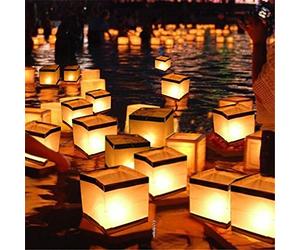 10Pcs Eau Flottante Bougie Titulaire Étanche Bougeoir Lanterne Souhaitant Chandelier Lumière 15X15Cm