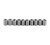 10pcs écrou Réducteur, Kit D'insert fileté 303 Attaches en Acier Inoxydable Femelle M5x0.8 Mâle M8x1.25 0.4in Longueur Vis Filetée Kit D'assortiment de Manchons de Réparation,