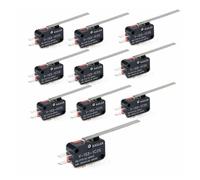 10PCS Electrical Switches V-153-1C25 Limit Switch Long Straight Hinge Lever Type SPDT Switch for Instrument Measure NWPNLXEA