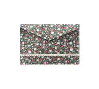 10pcs Elegant Little Floral Flowers Felt Cotton Fabric A4 File Folder Large Capacity Document Bag Filing Briefcase Organizer Pour Bureau