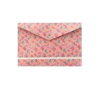 10pcs Elegant Little Floral Flowers Felt Cotton Fabric A4 File Folder Large Capacity Document Bag Filing Briefcase Organizer Pour Bureau