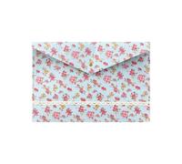 10pcs Elegant Little Floral Flowers Felt Cotton Fabric A4 File Folder Large Capacity Document Bag Filing Briefcase Organizer Pour Bureau