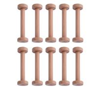 10pcs en Bois De Bois Enroulant Coudre Une Bobine À Bobines À Bobines Broderies Organisateur Bobine Outil Couture
