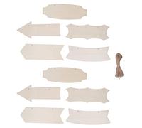 10pcs en bois flèches décoration murale, bricolage suspendus flèches bois signe en Plaque Art Decor signe décoratif pour les vacances de mariage ferme décoration Tags