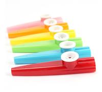10pcs En Plastique Débutant Bouche Flûte Instrument Kazoo Bois Instruments De Musique Pour Enfants Débutants Instrument À Vent