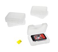 10PCS Etui pour Cartes de Jeux Switch Lite OLED, Boîte de Transport de Cartes TF Dédiées à un Seul Jeu, Mini Support de Stockage Transparent