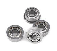 10pcs F684ZZ 4*19*4mm Mini Roulement à Billes Roulement à Paliers Double Blindé Bride Pour Moteur