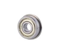10pcs F684ZZ 4mm×9mm×4mm Matériaux en acier de roulement, roulements à billes à rainure profonde à brides