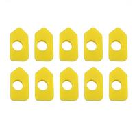 10Pcs Filtre à Air Mousse Jaune Eponge Mousse Remplacement Tondeuse Accessoires pour 986434 | 10 filtres à air en mousse jaune pour tondeuse, compatibles 986434