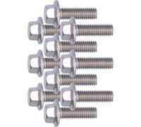10Pcs Flanged Hex Head Bolts Stainless Steel 304 Screws Accessory M5 10/12/16/20/25/30/35/40mmM5x16