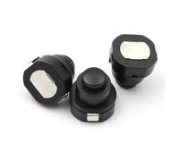 10PCS Flashlight Torch Part Round Push Button Switch Black DC 30V 1A 10mm x 10mm (D*H) 1010X KAN-10A NWPNLXEA