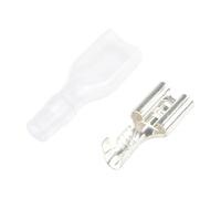 10pcs FPST63-J spring terminal with jacket for 6.3mm pin width rock switch