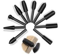 10Pcs Fraise Bois Gouge Sculpture a Bois Outillage Menuiserie Bois Fraise a Bois Outils Bois Fraise Carbure Rape Rotative pour Perceuse Meuleuse à Bille Disque de Fraisage