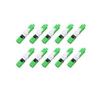 10Pcs FTTH ESC250D SC// Single-Mode Fiber Optic Quick Connector FTTH SM Optic Fast Connector