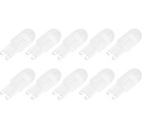 10Pcs G9 Bulbs 3W 5LED Bi Pin Light Source for Chandelier Ceiling Light Warm White 110V