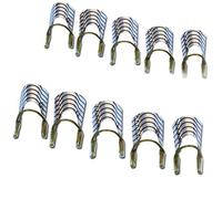 10pcs gel uv acrylique réutilisable ongles astuces art guide extension formulaire outils argent créatif et utilePratique