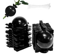 10PCS Germoir Boule de Marcottage Aerien,Mini Serre Pour Semis Godets de Repiquage Germer Pour Plante Germer Intérieur Extérieur Matériel Pour Serre et Semis Bouturage Boule Marcottage Kit Germination
