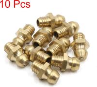 10pcs Graisseur Droit M6x1 Lation Raccord Fileté Graisseur pour Moto Voiture