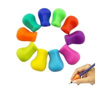 10Pcs Guide Doigts Ecriture, Doigtier Silicone, Cale Doigt Stylo, Apprendre à Tenir le Stylo, Aide Pour Enfants Devoirs Dessin