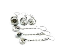 10PCS GX12 GX16 GX20 Aviation Connector Plug Cover Waterproof Dust Metal Cap Circular Connector Protective Sleeve NWPNLXEA(GX16 Metal Cap2)