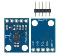 10PCS GY-273 3V-5V HMC5883L Triple Axis Compass Magnetometer Sensor Module Three Magnetic Field for Arduieno