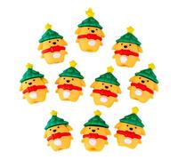 10pcs Halloween Christmas Cur Caps Couvre-conseils En Silicone Couvoirs À Mâcher Des En Bois Porteurs D'extension