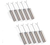 10Pcs Heart Cat Eye Magnet for Nails, Heart Magnet for Cat Eye Gel Polish, Magnet Sticks with Y-Shaped Guide for Nails, Professional Nail Magnet Sticks for Nail Art Salon, Home