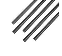 10pcs High Strength Fiberglass Rods - 20inch Solid Black & White Glass Fiber Bars for Tents, Kites, and More(4.0x500mm)