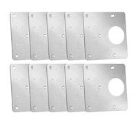 10pcs Hinge Repair Plate | Kitchen Door Hinge Repair Kit | Hinge Fixing Plates for Cabinets | Locker Hinge Repair Kit | Stainless Steel Hinge Repair Board for Kitchen Cupboard Door Locker
