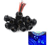 10pcs Holder Tool Unit Light Bulletin Socket Connector Adapter for Motorcycle/ Car/ Truck/ Boat As Image