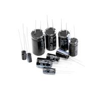 10pcs In-line aluminum electrolytic capacitor 16/25V/35v/50/10/47/100/220/1000/2200uf AUOQKQUT(50V 4.7UF 4x7MM)
