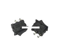10PCS In the opposite direction Rocker Switch 3A 250V 6A 125VAC KCD11 10x15mm 2pin Curved Needles Power Switch