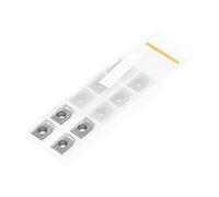 10Pcs Inserts de tournage Inserts de fraisage CNC à revêtement noir Carbure pour le travail creux en acier inoxydable Haute qualité Durable Résistance aux chocs thermiques Longue (APMT1604PDER-M2)