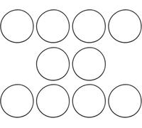 10pcs Joints étanchéité Caoutchouc Joints Toriques en Caoutchouc Pièce de Rechange P6664ASS16 P6664 Compatible avec Bestway Flowclear Les Systèmes Filtre à Sable 58397 58634 58515