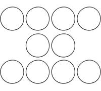 10pcs Joints étanchéité Caoutchouc Joints Toriques en Caoutchouc Pièce de Rechange P6664ASS16 P6664 Compatible avec Bestway Flowclear Les Systèmes Filtre à Sable 58397 58634 58515