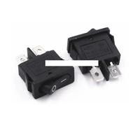 10PCS KCD1-110 10x22mm Black Red Ultrathin Rocker Switch Small Instrument Power Switch 6A 250V 10A 125VAC NWPNLXEA(2)