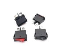 10PCS KCD1-110 10x22mm Black Red Ultrathin Rocker Switch Small Instrument Power Switch 6A 250V 10A 125VAC NWPNLXEA(Nero)